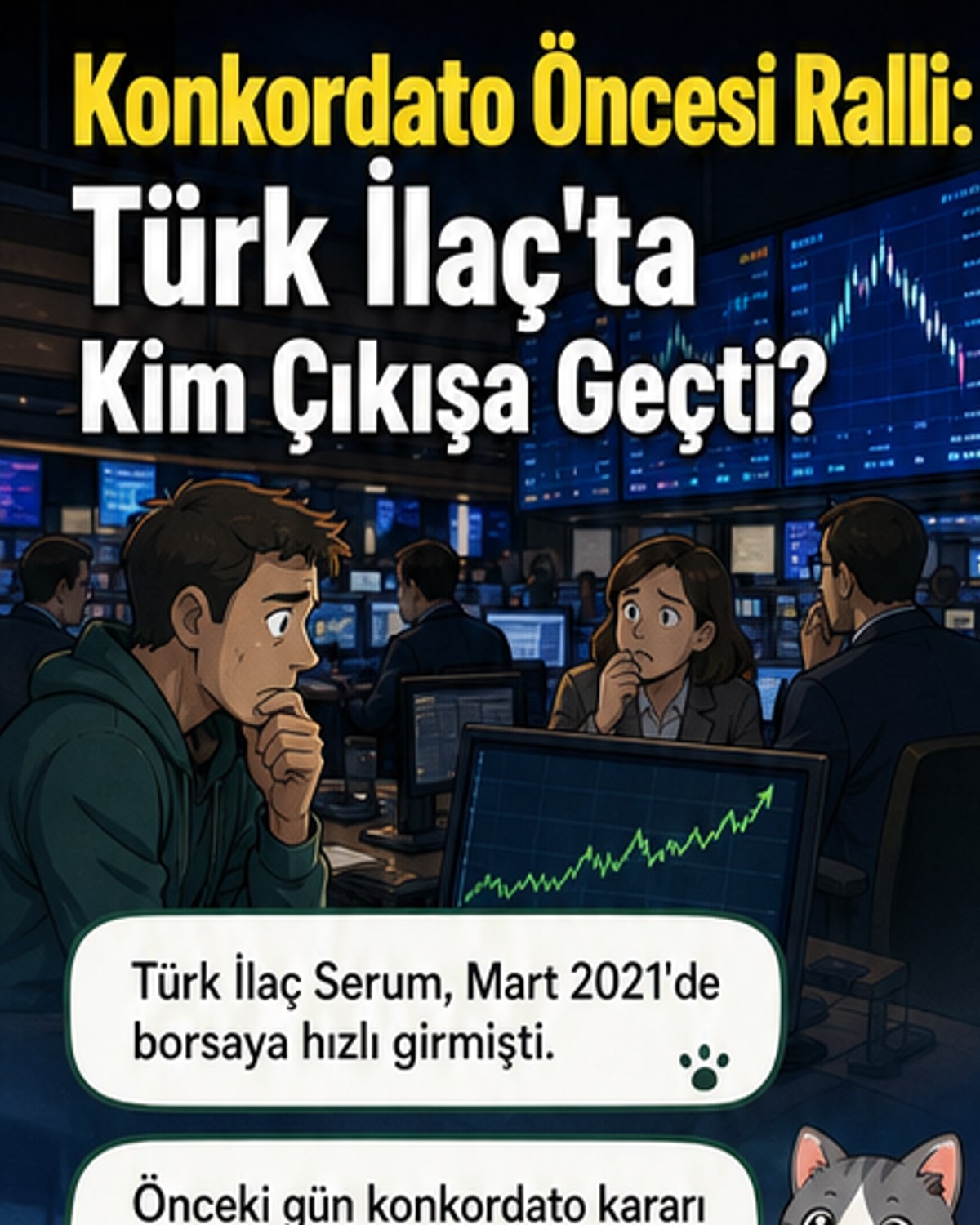 Türk İlaç'ta konkordato öncesi hisse rallisi