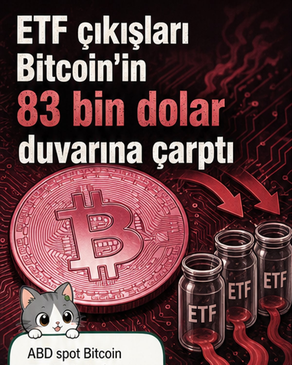 Bitcoin, kurumsal çıkışlar ve makro baskı altında