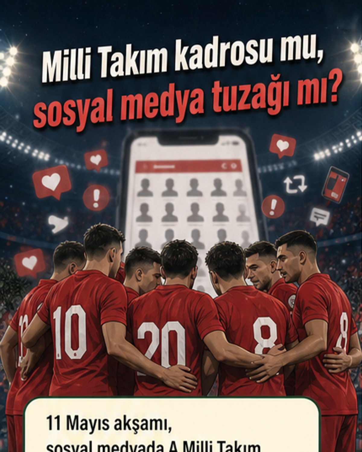 Milli takım kadrosu iddiası yalanlandı