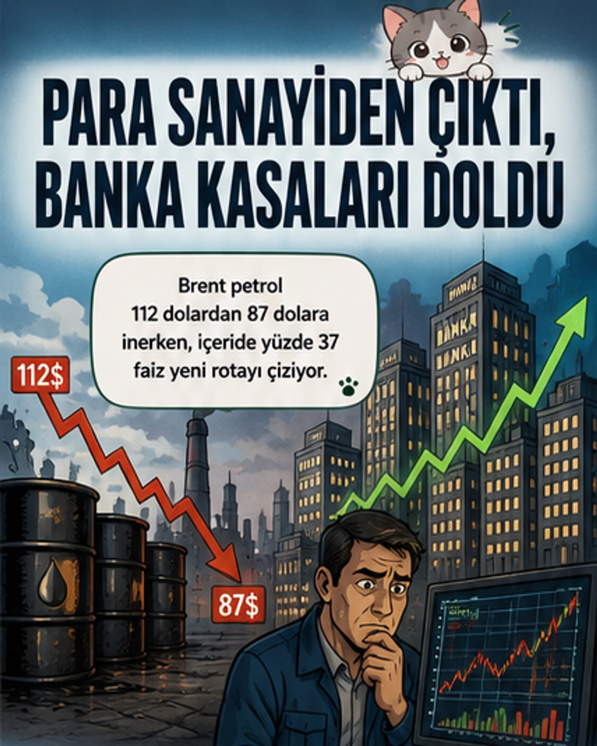 Para sanayiden çıktı, banka kasaları doldu