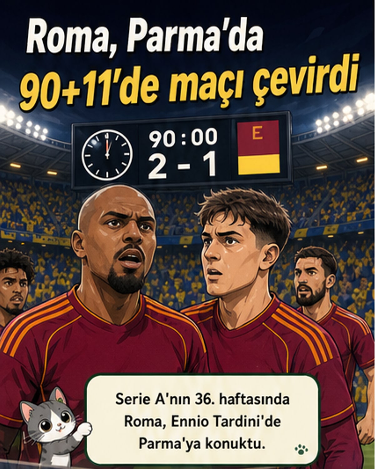 90+11'de 3-2'lik dönüş