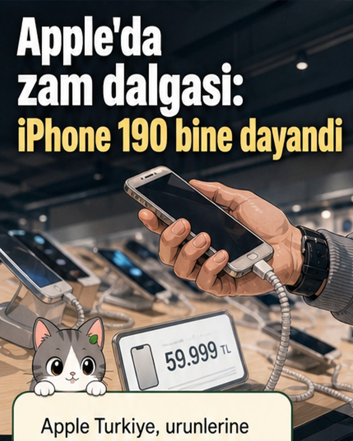 Apple ürünlerine %9-12 zam geldi