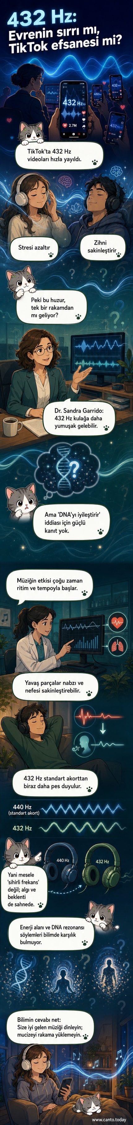 432 Hz frekansı tartışması: TikTok trendi mi, bilimsel gerçek mi?