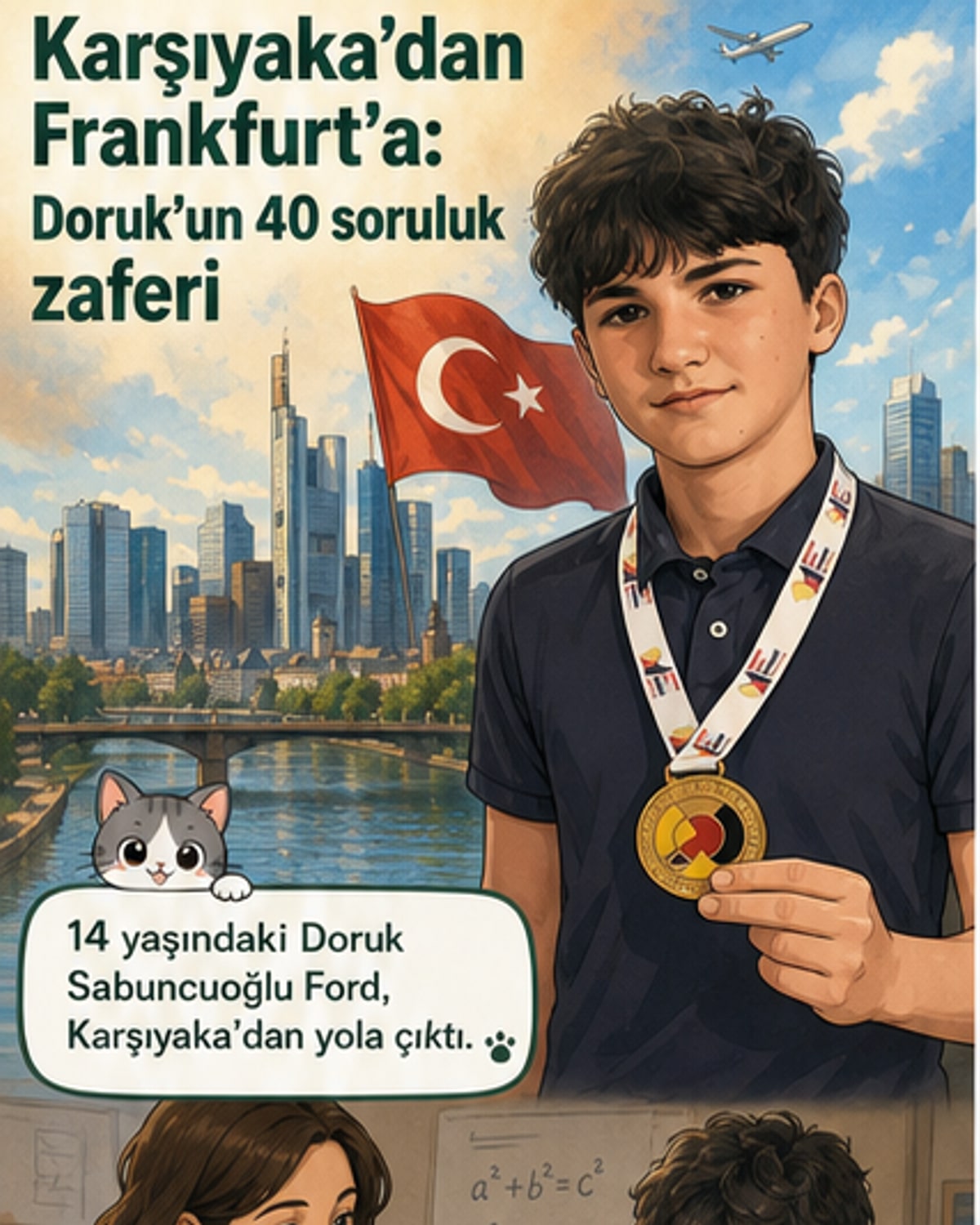 14 yaşında Türkiye'yi zirveye taşıdı