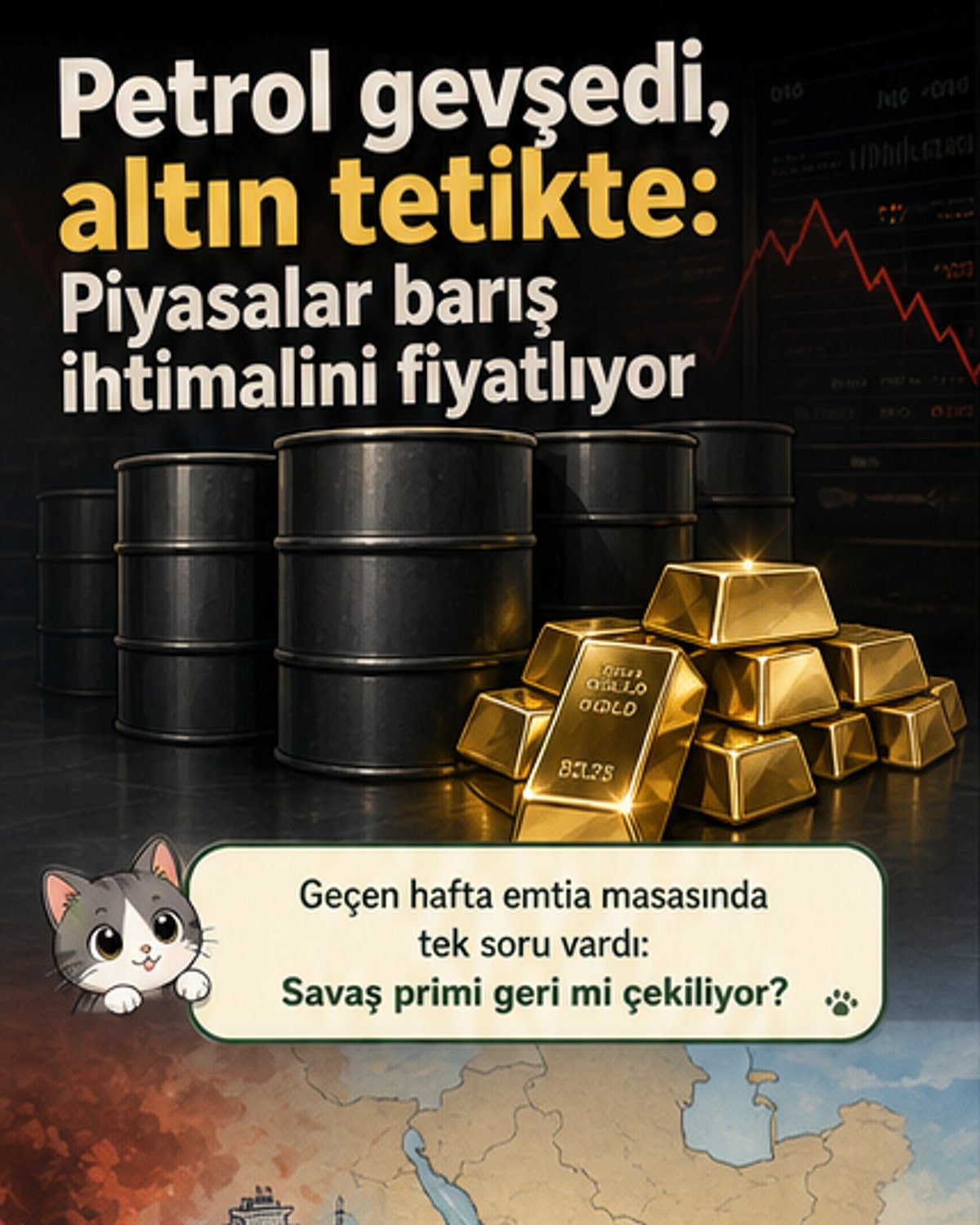 Altın ve petrol piyasaları diken üstünde