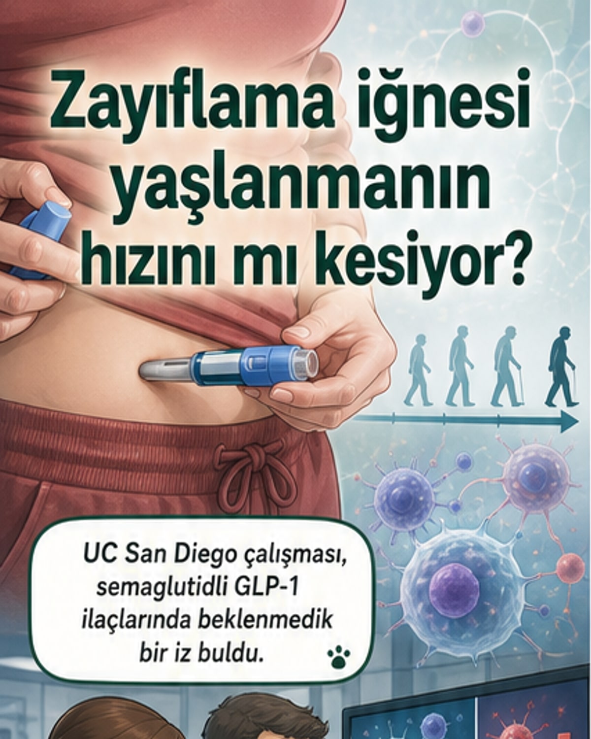 Zayıflama ilaçları yaşlanmayı yavaşlatabilir