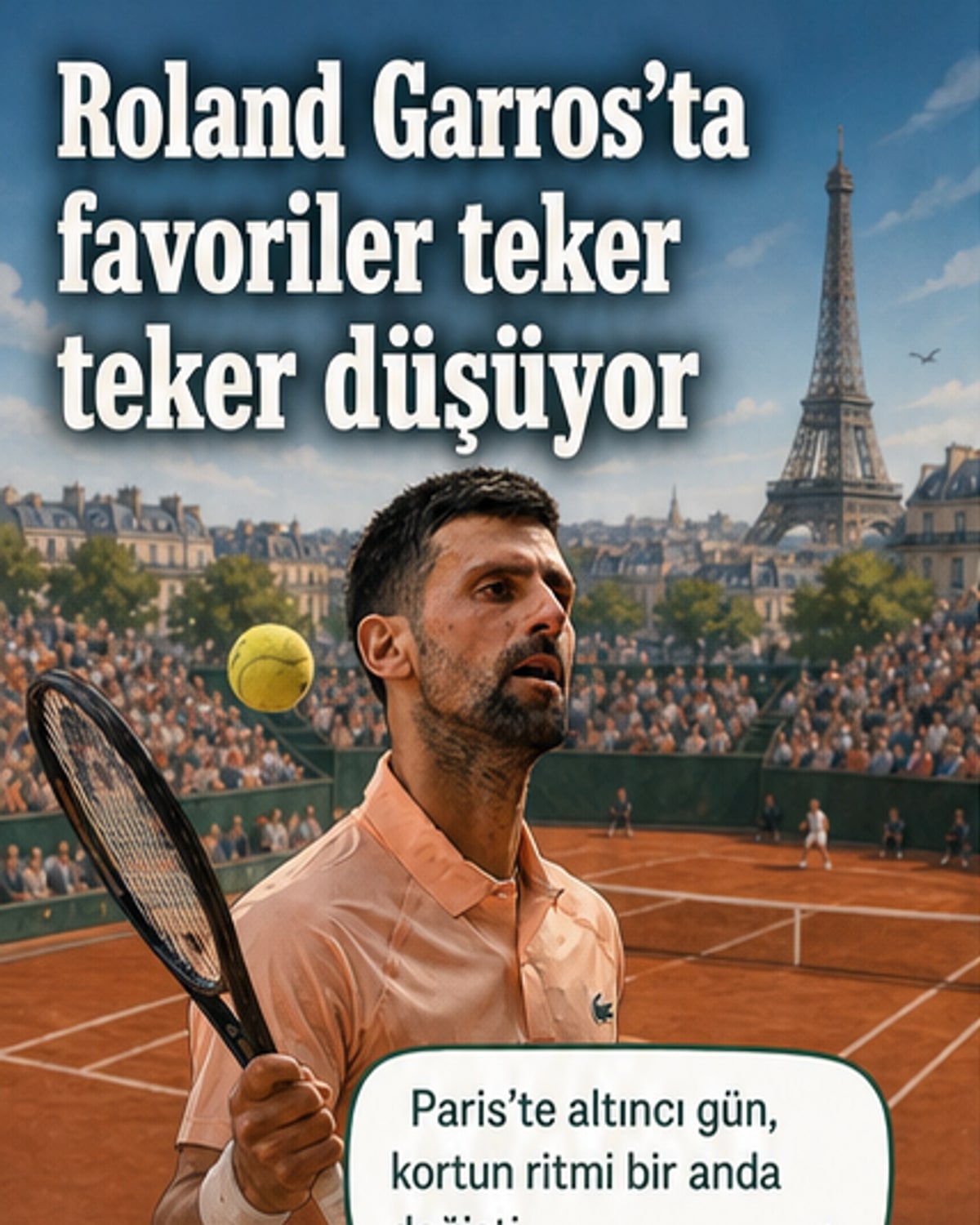 Djokovic, genç rakibine yenildi