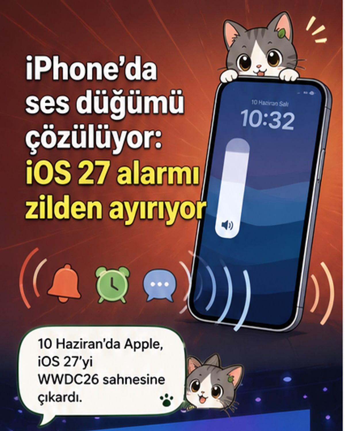 iOS 27'de ayrı ses ayarları geliyor