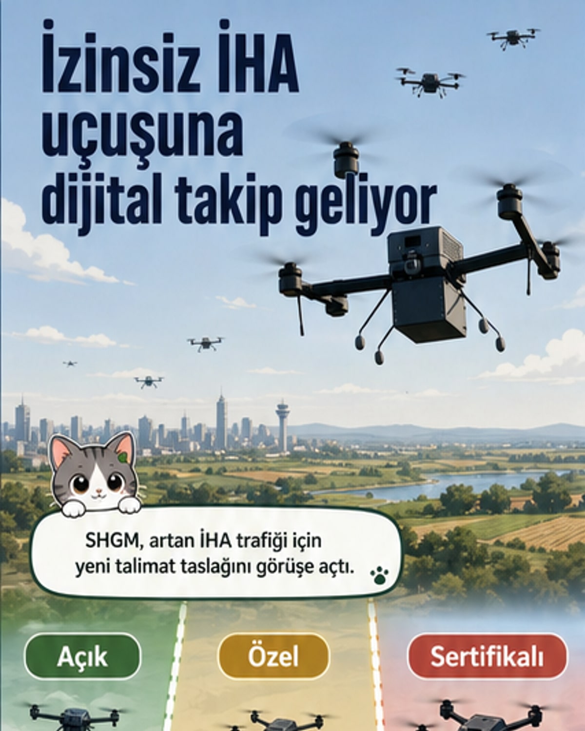 İHA'lar için yeni denetim sistemi