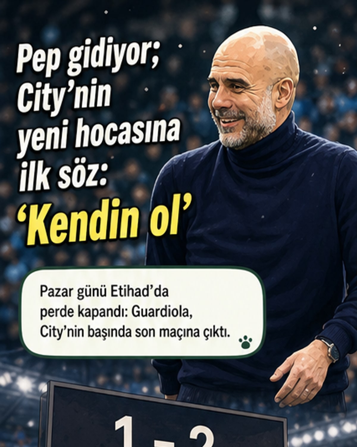 Pep Guardiola, City'den ayrıldı