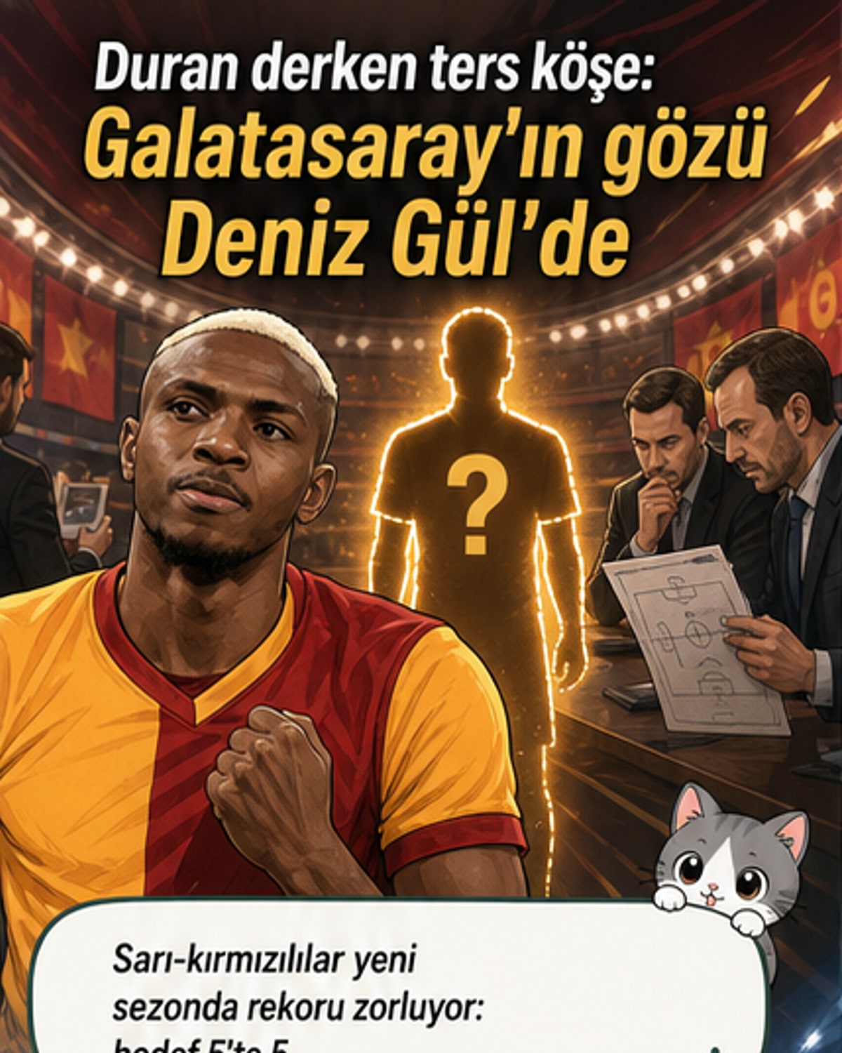 Osimhen'in arkasına yerli golcü
