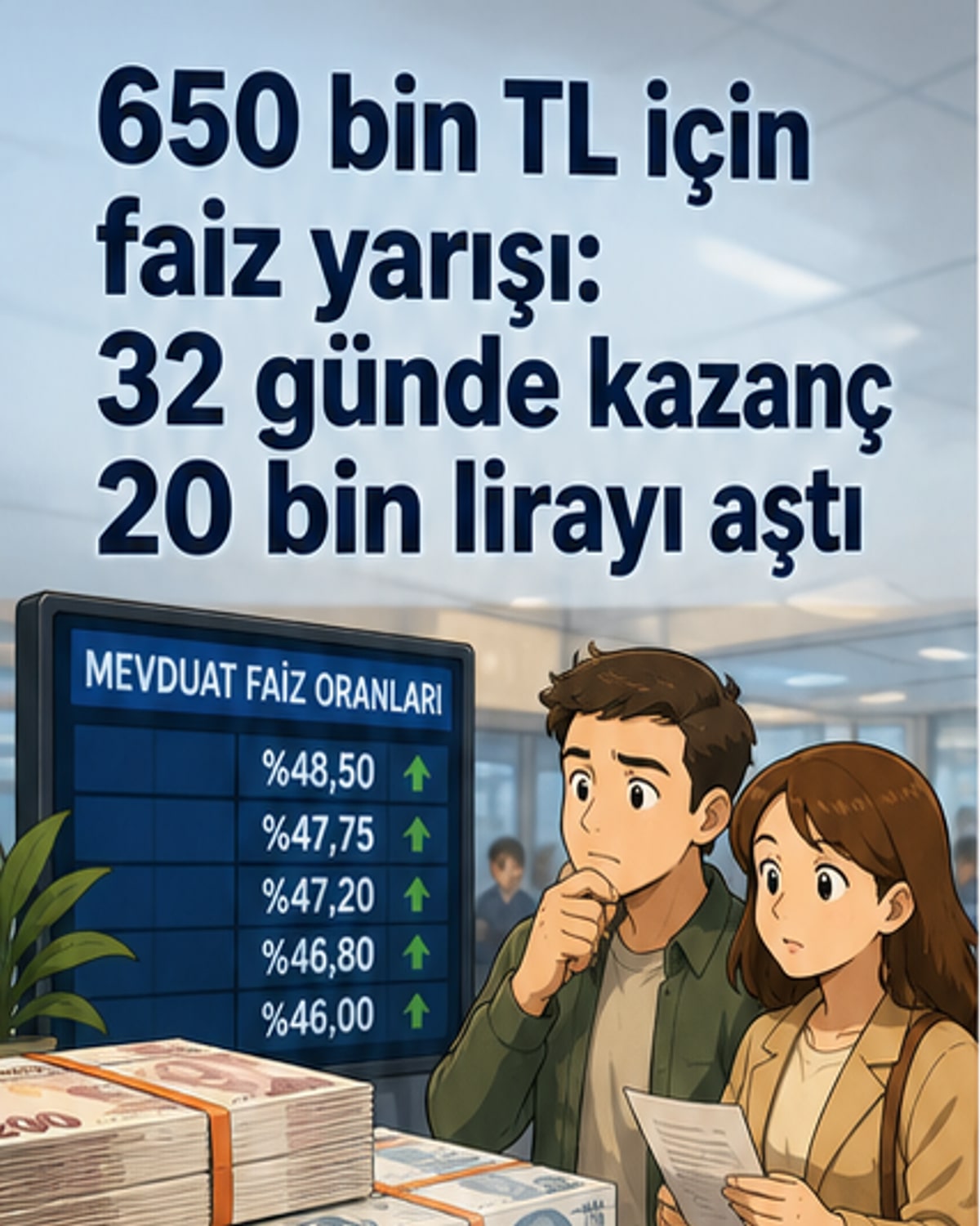 650 bin TL ile 32 günde 20 bin TL kazanç