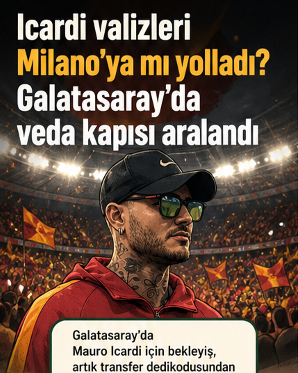 Icardi'nin Galatasaray'dan vedası mı?
