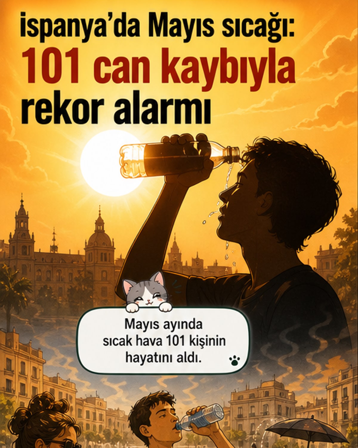 İspanya'da 101 kişi sıcakta hayatını kaybetti