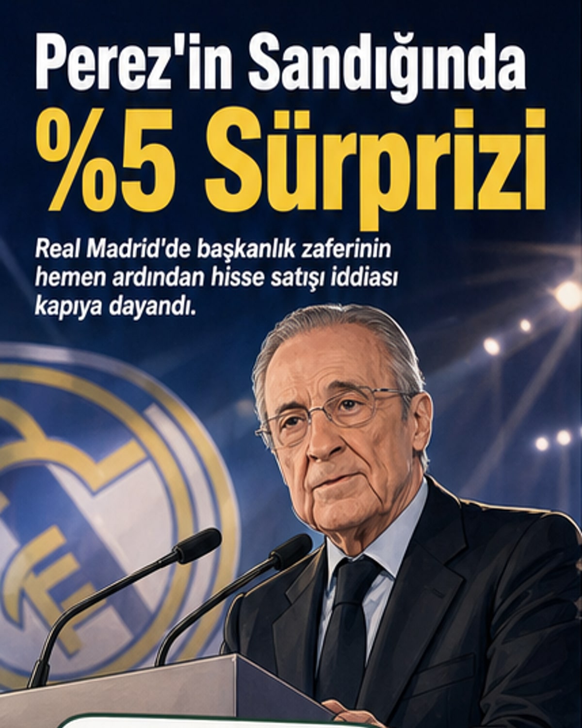 Real Madrid'te hisse satışı planı