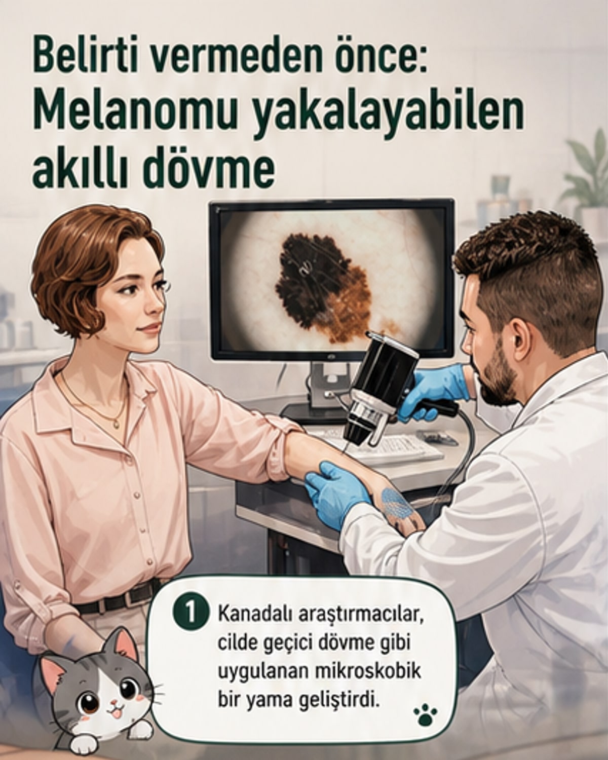Akıllı dövme kanseri önceden tespit ediyor