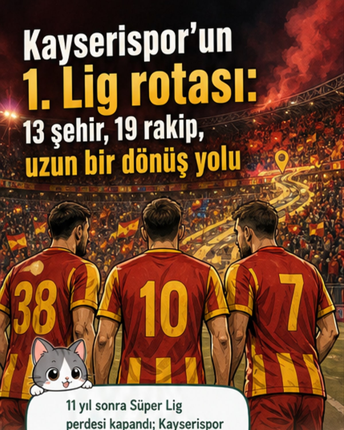 Kayserispor'un 1. Lig maratonu başladı
