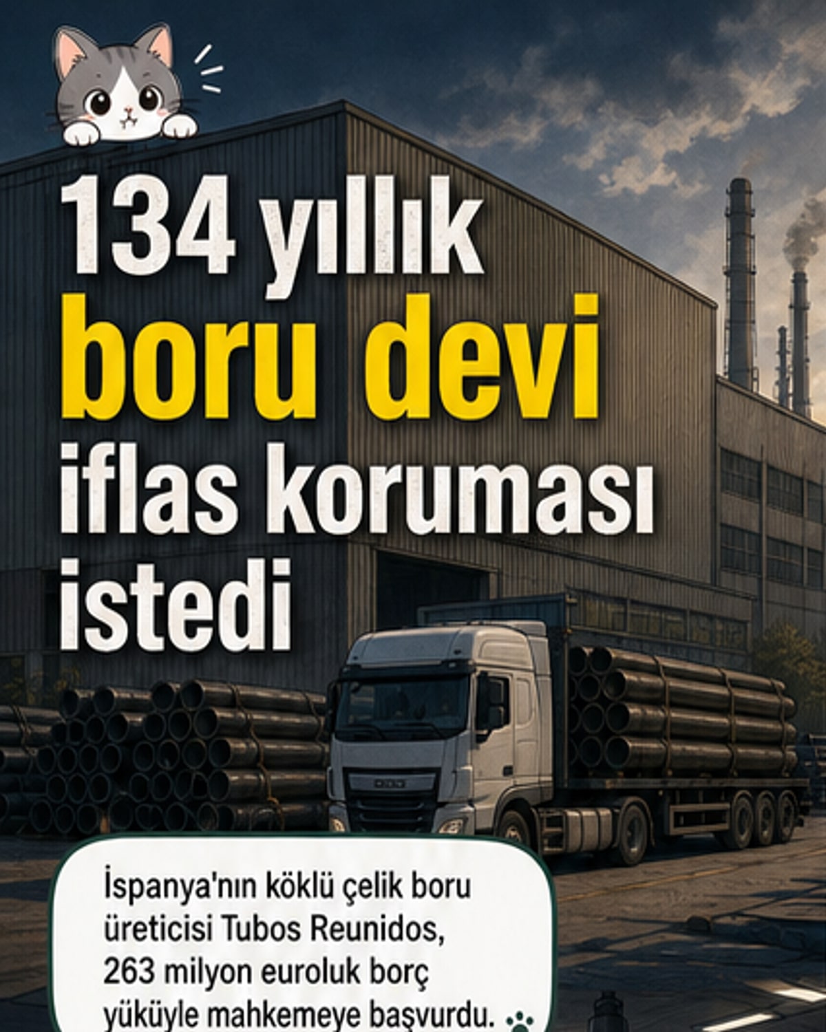 134 yıllık çelik devi iflas etti