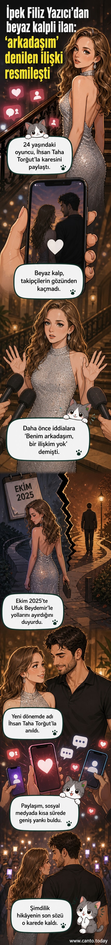 İpek Filiz Yazıcı ve İhsan Taha Torğut'un ilk ortak sosyal medya paylaşımı
