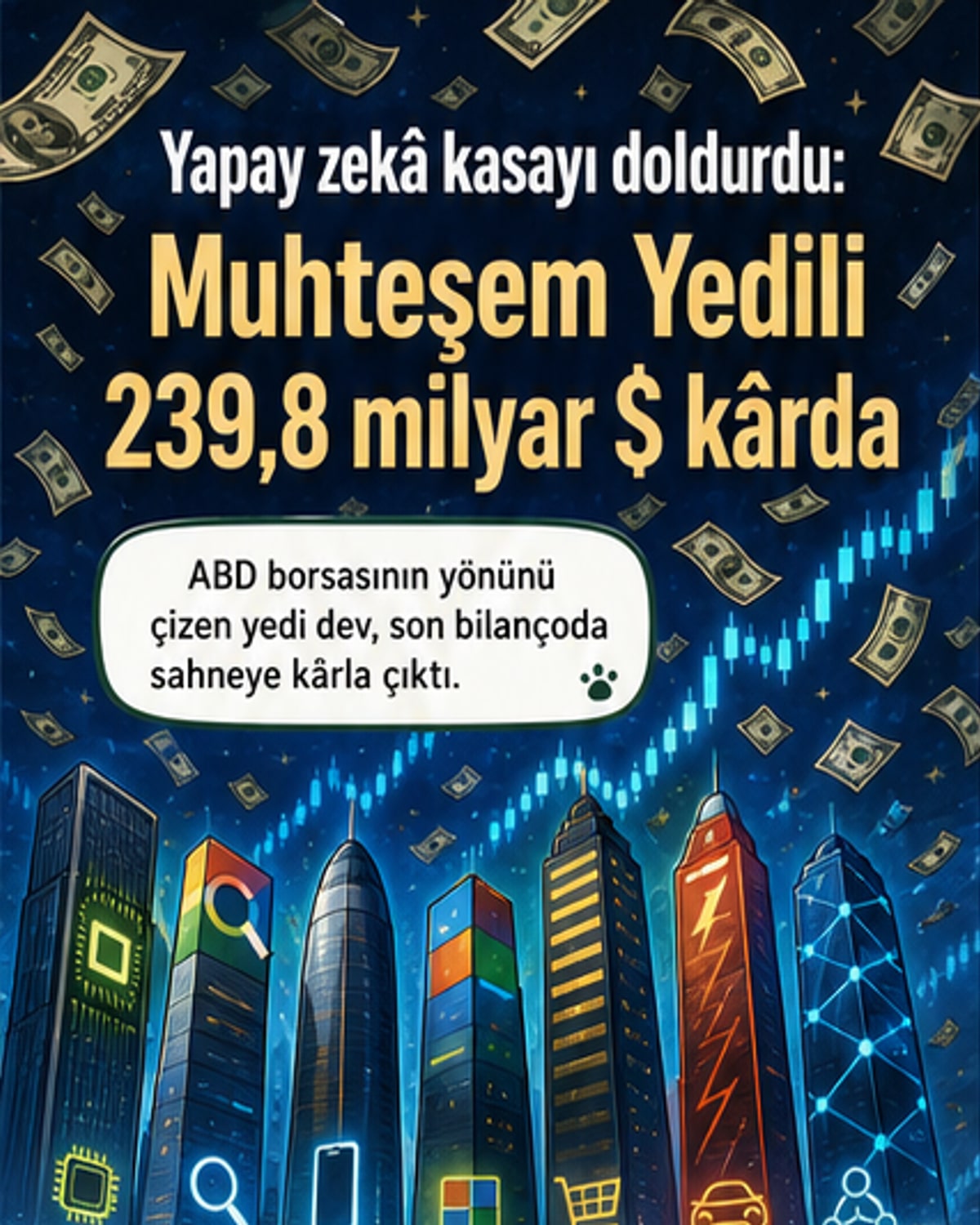 Muhteşem Yedili'den 240 Milyar Dolar Kâr