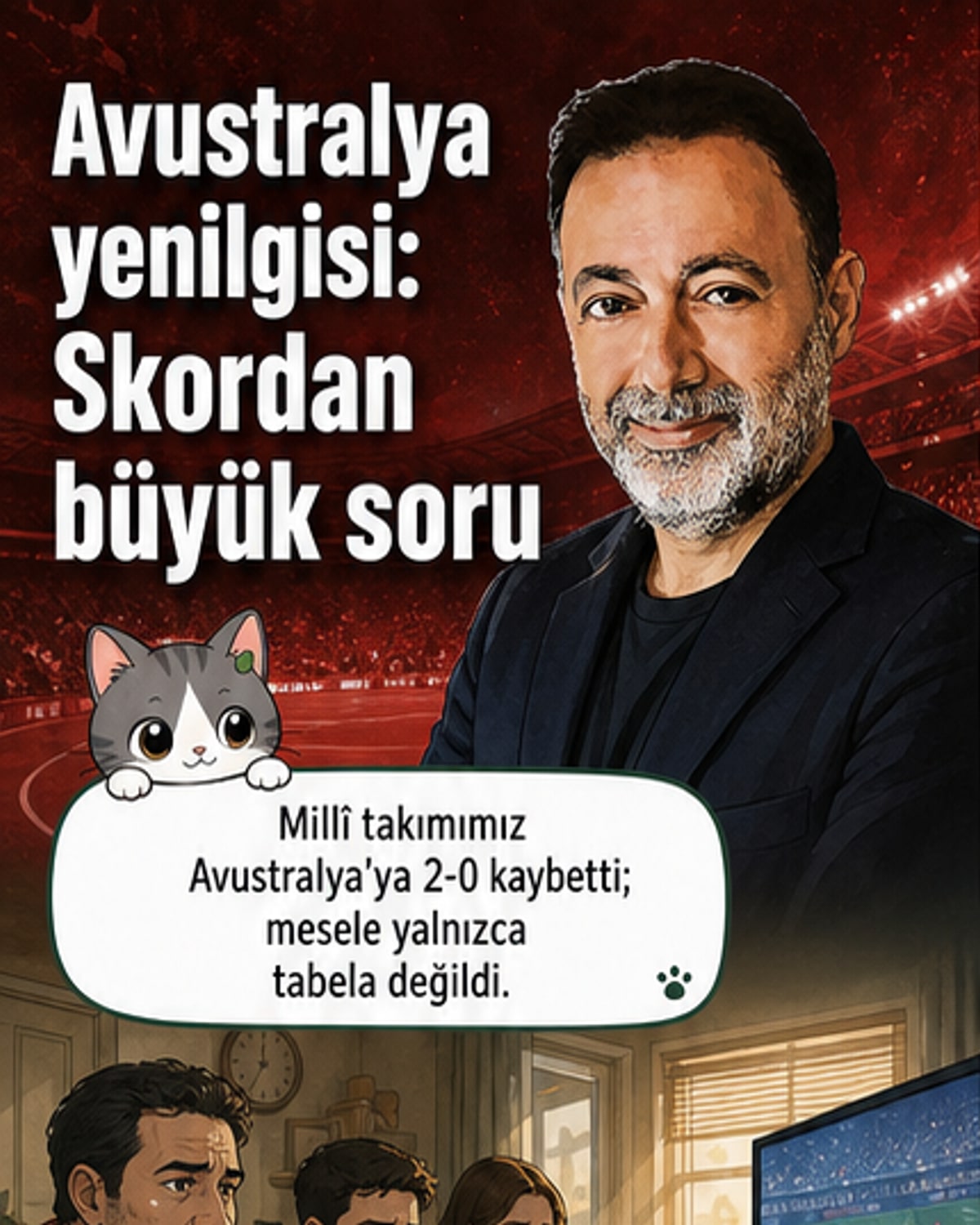 Türkiye, Avustralya'ya 2-0 kaybetti