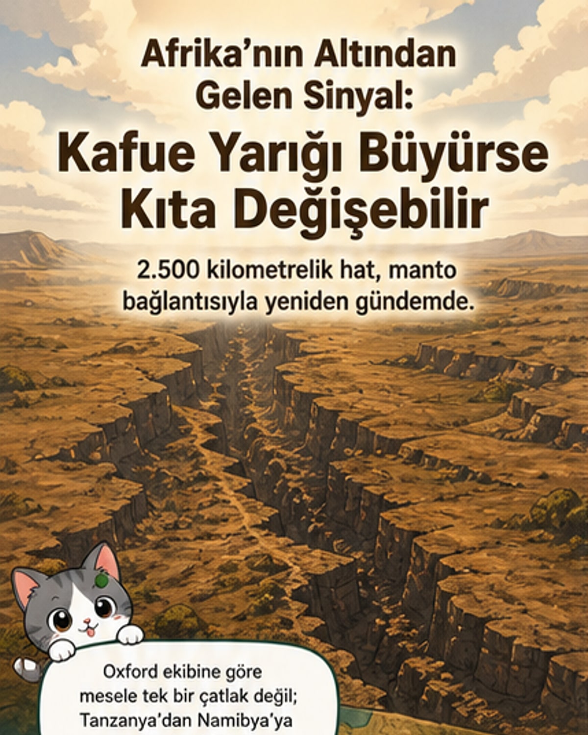 Afrika Kıtası İkiye Ayrılabilir