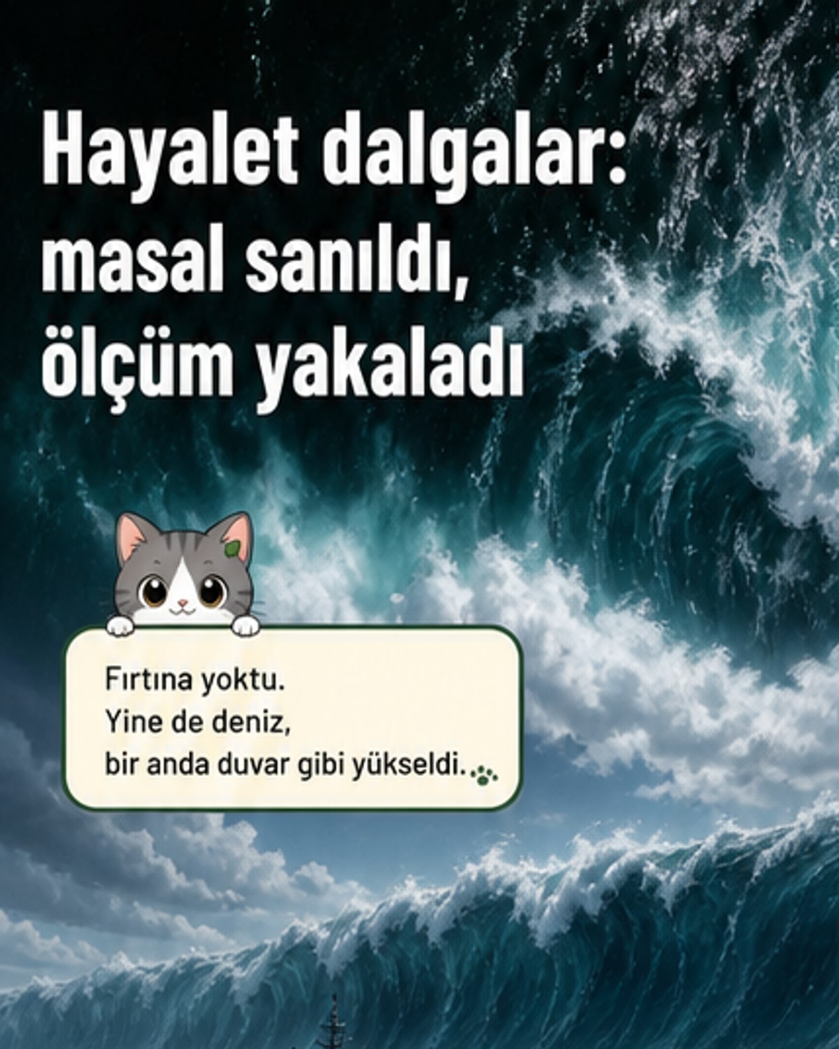 Hayalet dalgalar: Efsane mi, gerçek mi?