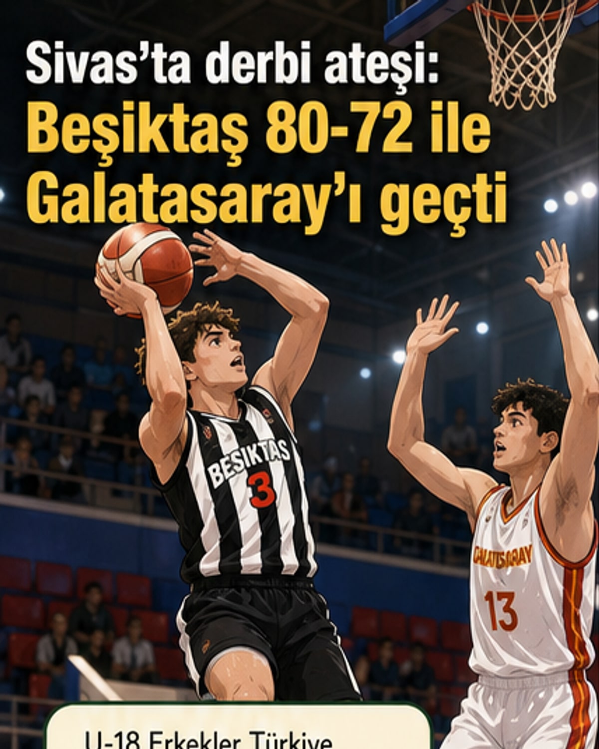 U18'de derbiyi Beşiktaş kazandı