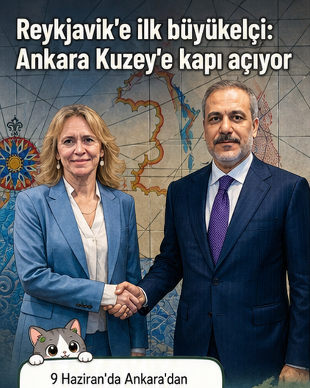 Türkiye'nin ilk İzlanda büyükelçisi atandı, Reykjavik'te yeni elçilik açılacak.