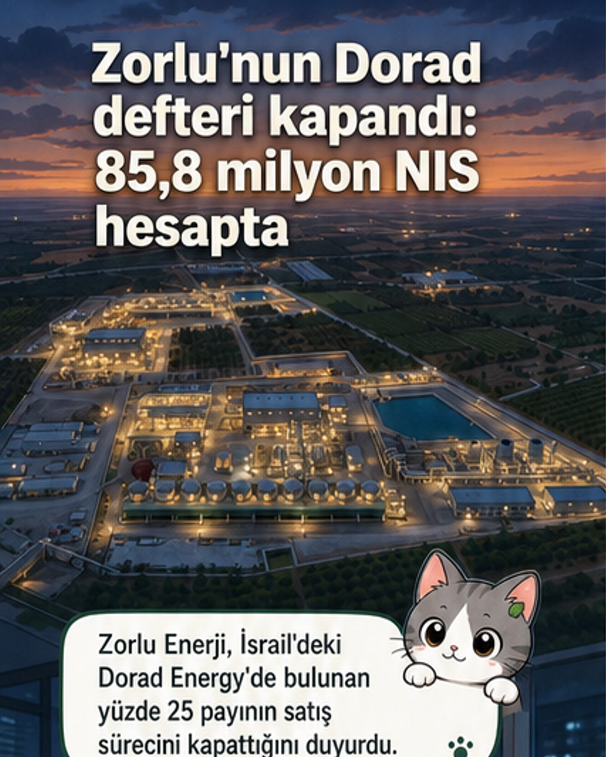 Zorlu Enerji, İsrail'deki ortaklıktan çıktı