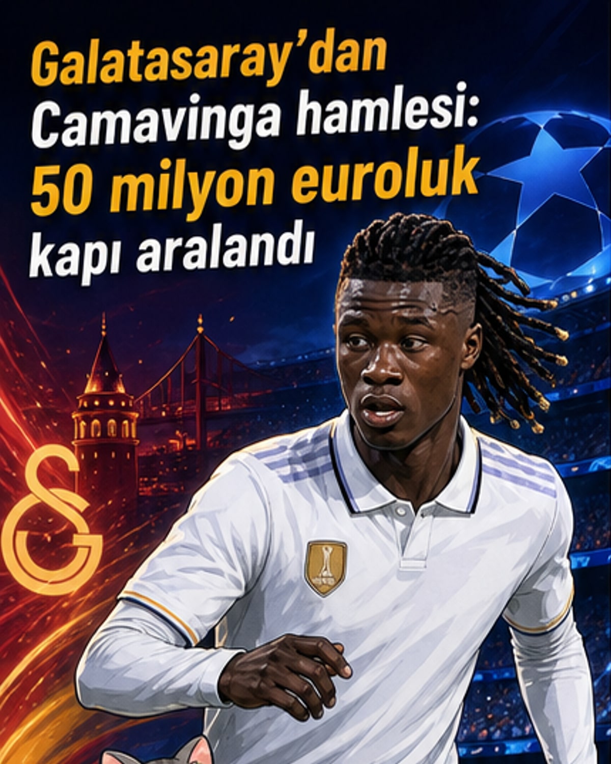 Galatasaray, Real Madridli yıldız için hamle yaptı