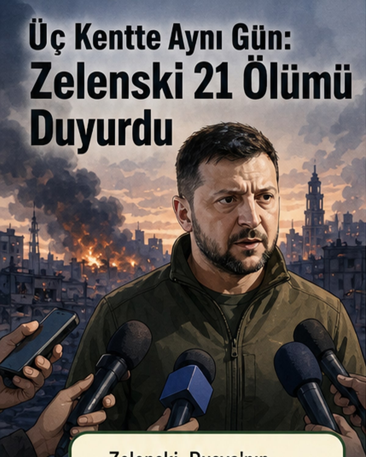 Zelenski: Rus saldırılarda 21 kişi öldü
