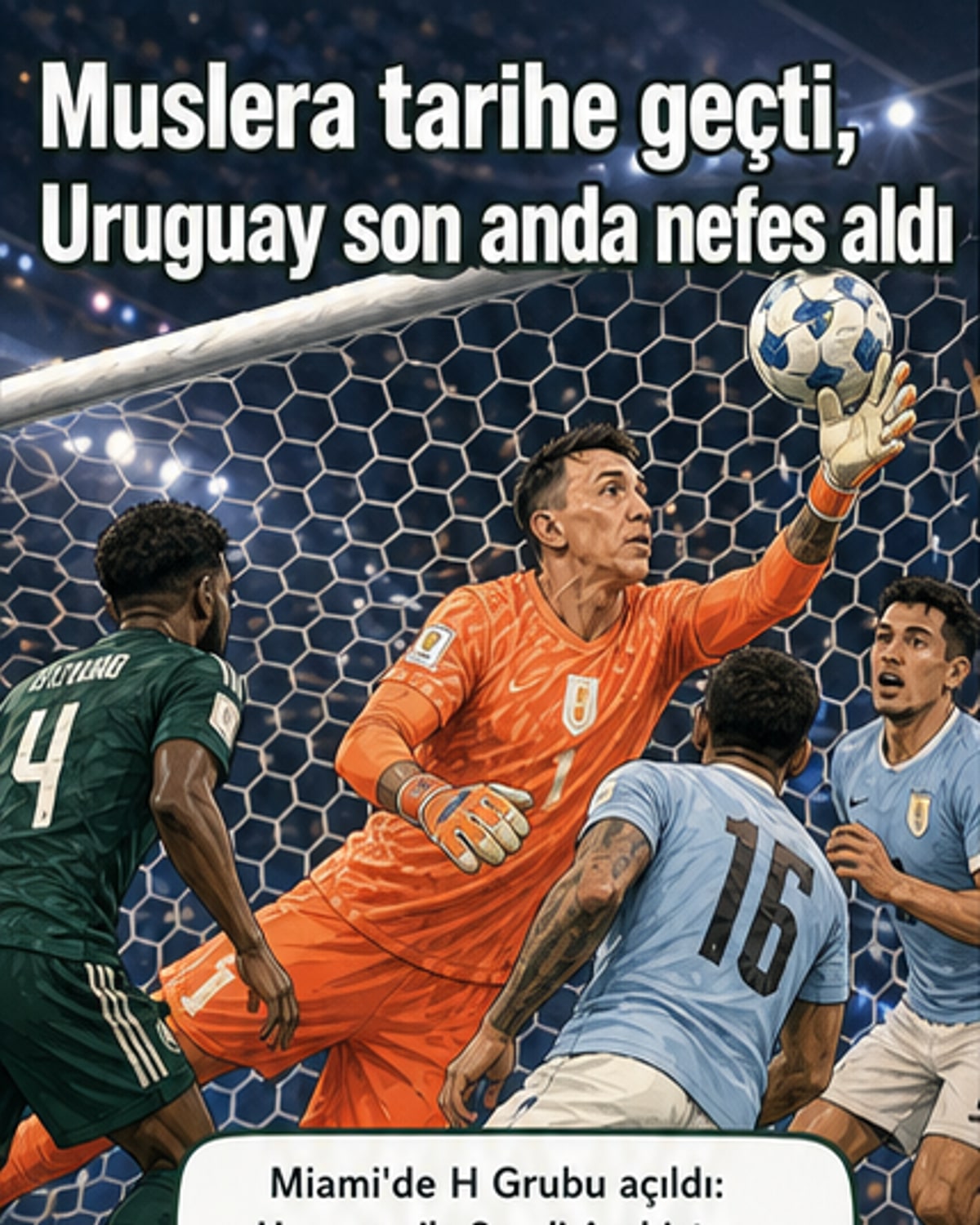 Muslera, Dünya Kupası'nda tarihe geçti