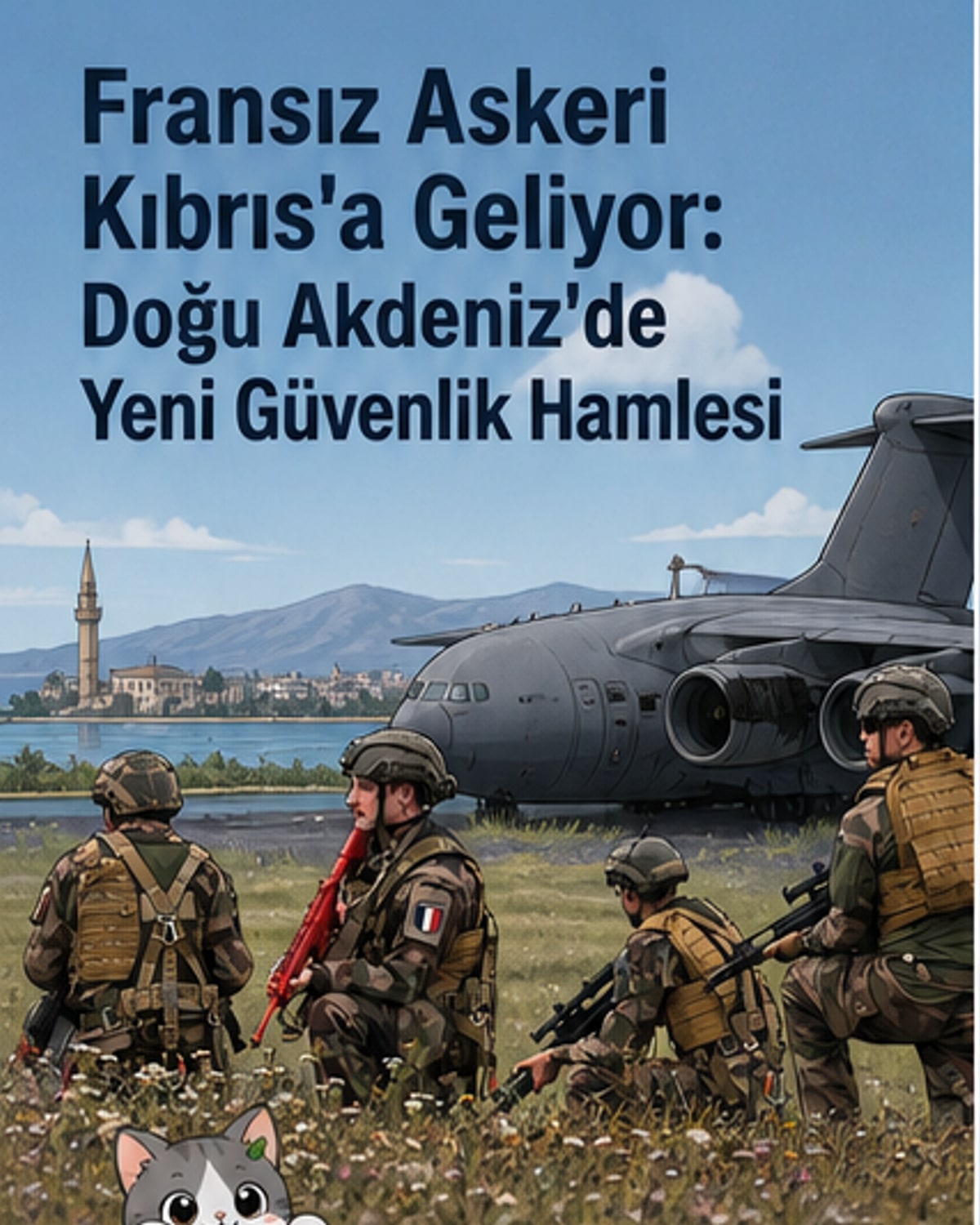 Fransa, Kıbrıs'a asker konuşlandırıyor
