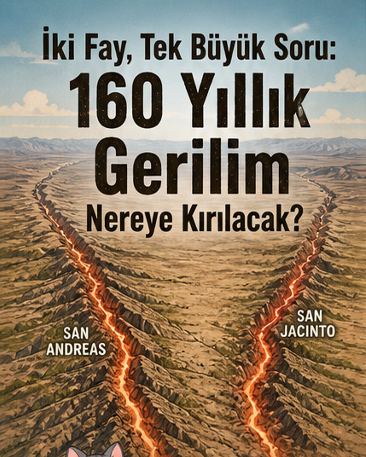 İki dev fay aynı anda kırılabilir