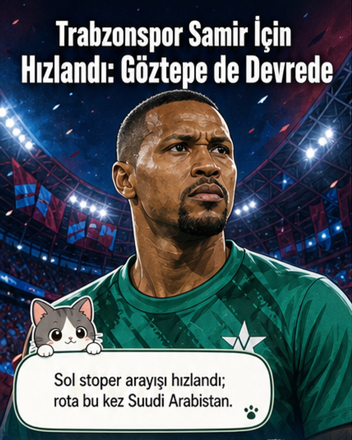 Trabzonspor, sol stoper arayışında Samir'e yöneldi