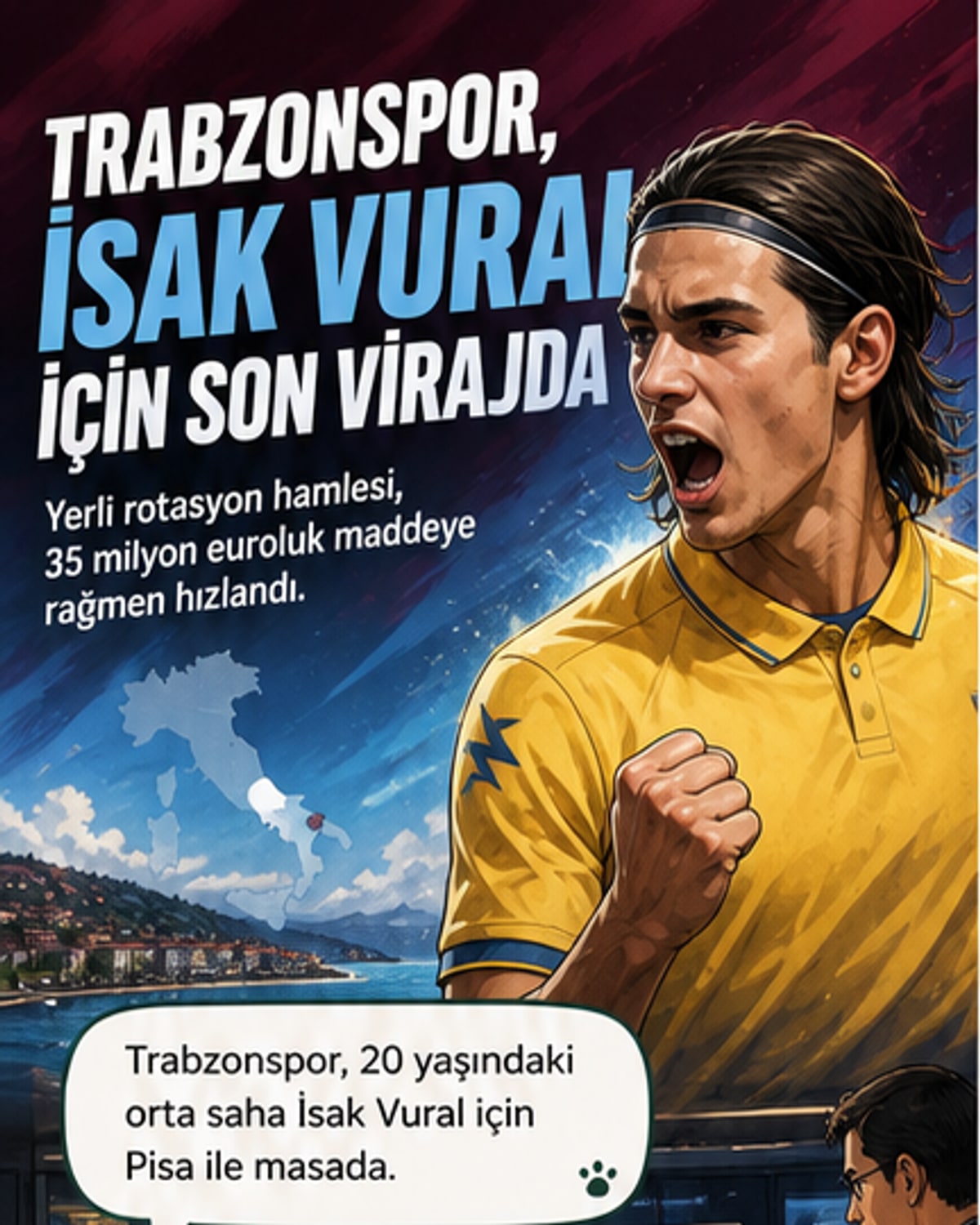 Trabzonspor, İsak Vural transferinde son aşamaya