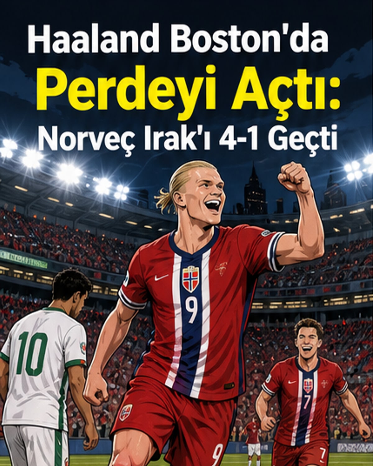 Norveç, Irak'ı 4-1 yendi