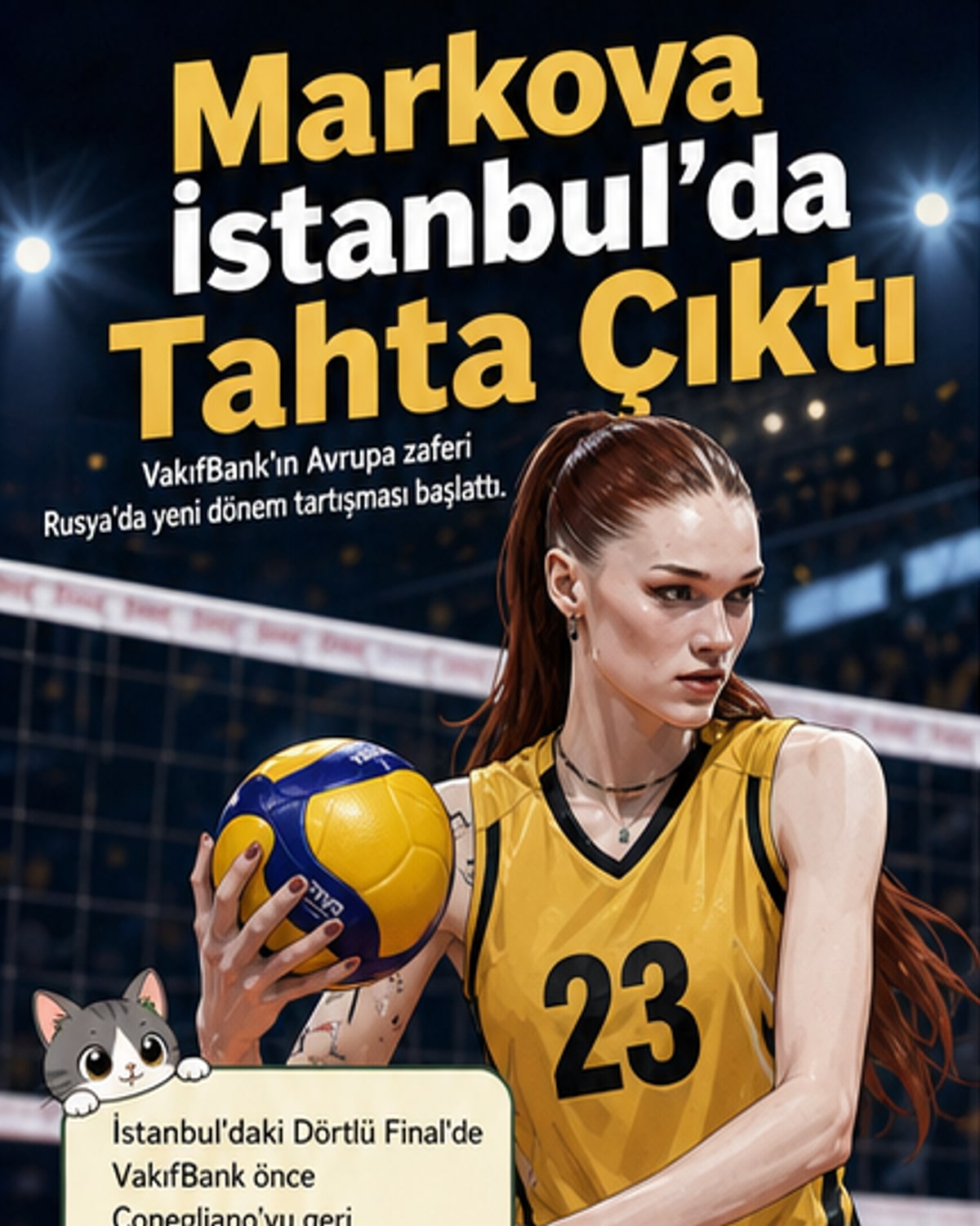 Markova, Rus voleybolda yeni dönemi başlattı