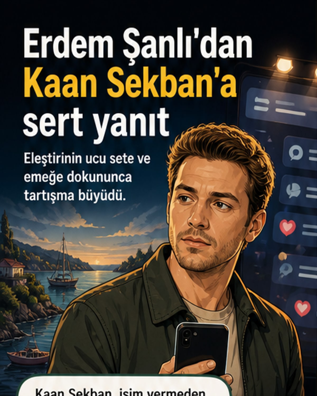 Erdem Şanlı, Kaan Sekban’a sert tepki