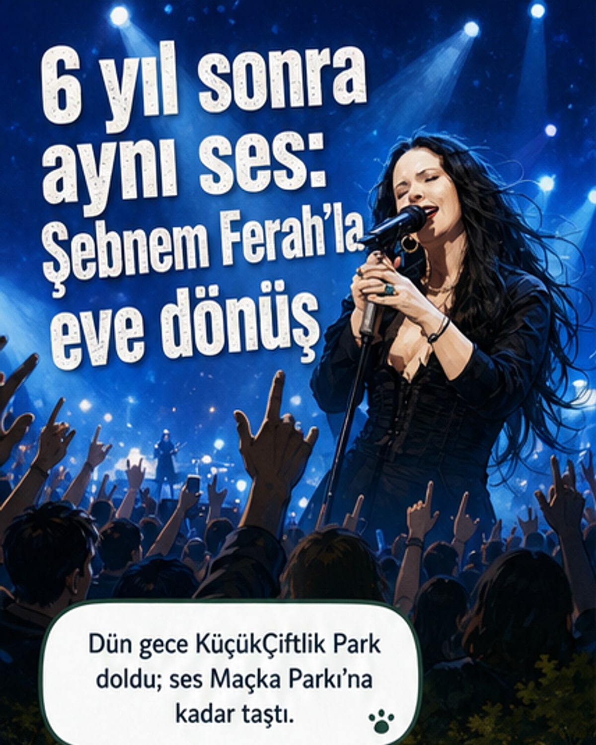 Şebnem Ferah'la eve dönüş