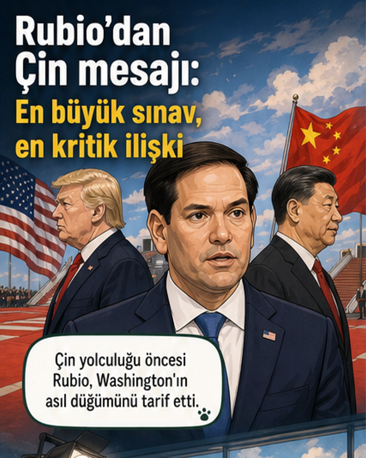 Rubio: Çin en büyük siyasi zorluk