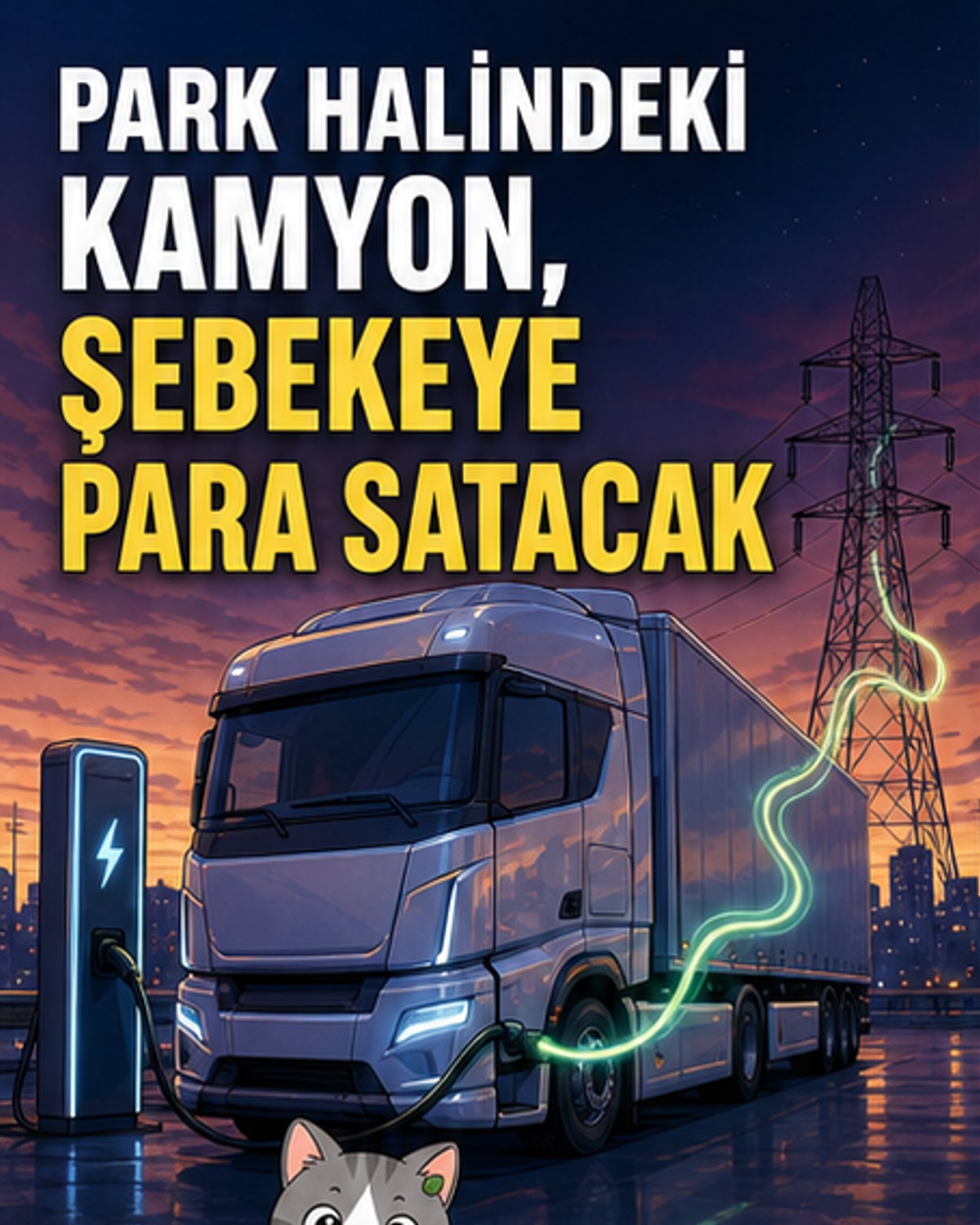 Elektrikli kamyonlar artık enerji satıyor