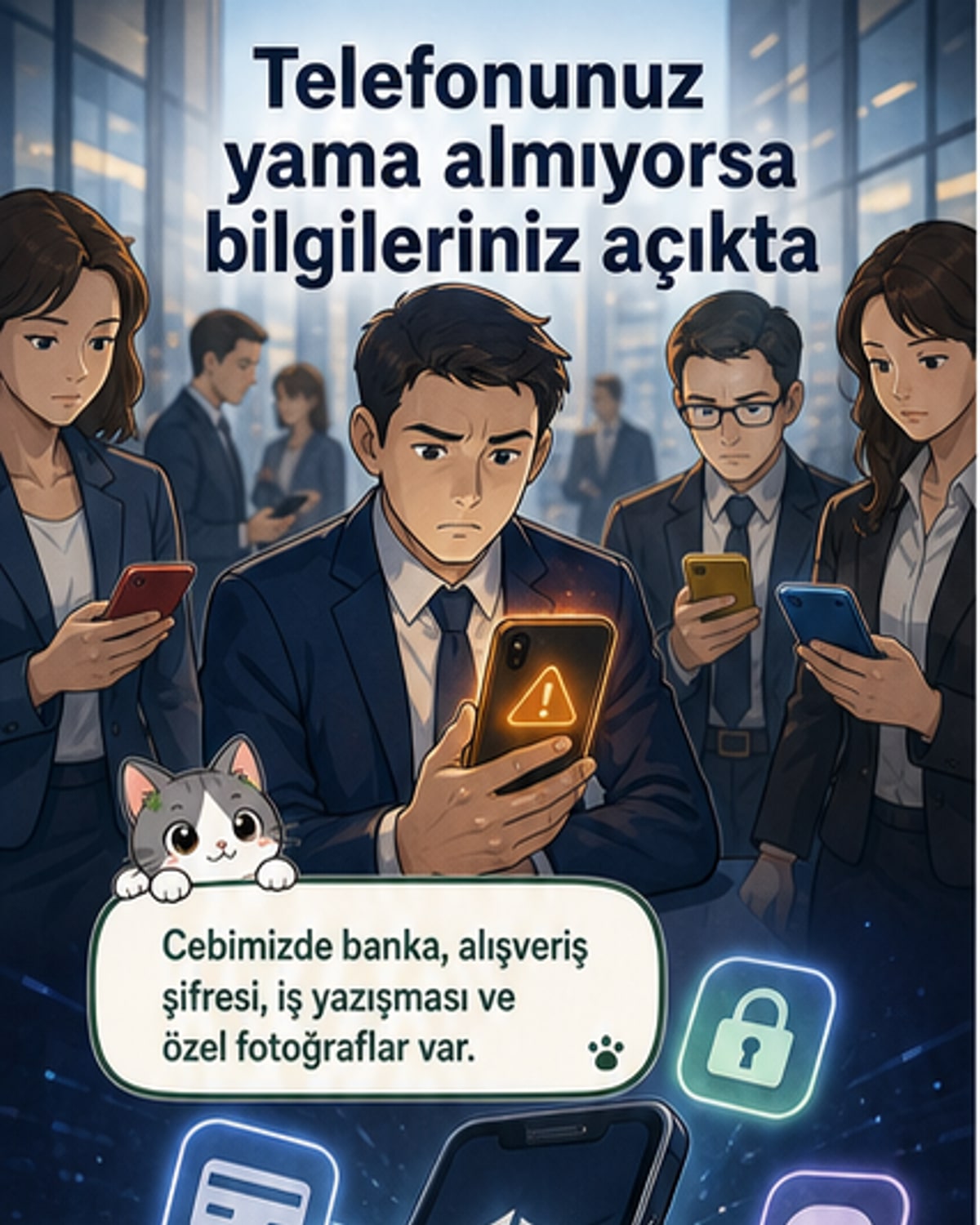 Güncelleme desteği biten telefonlar artık savunmasız