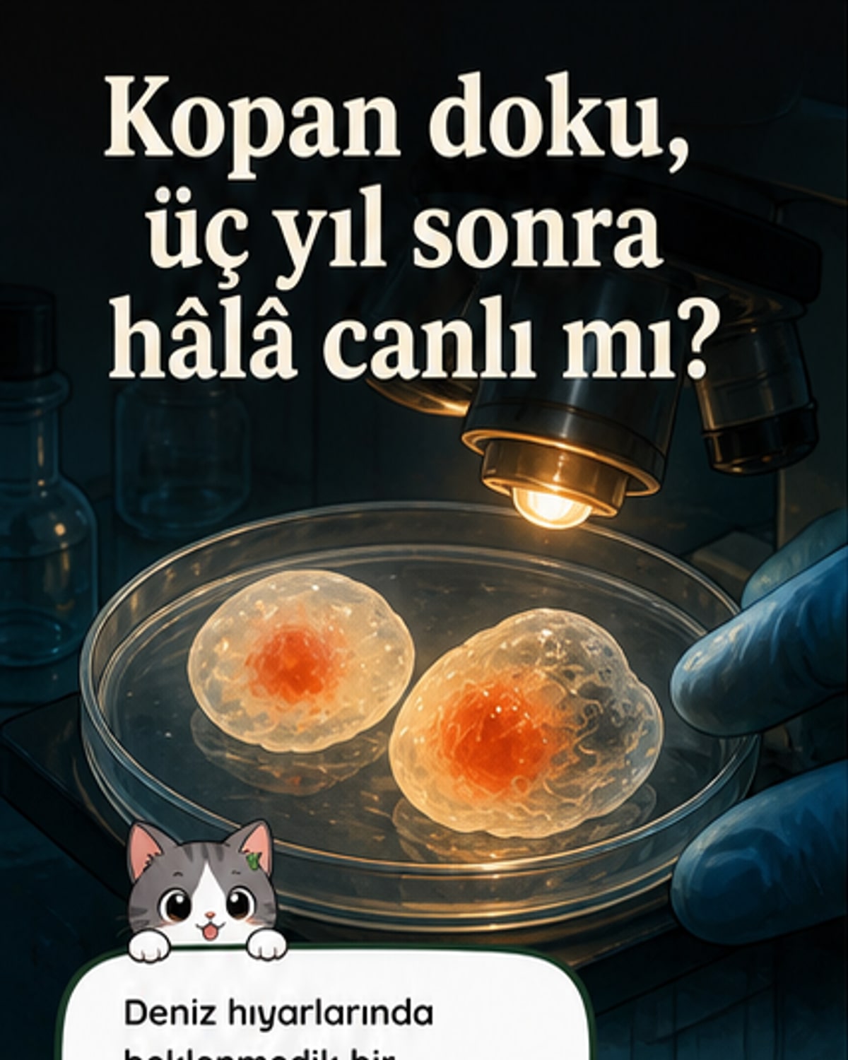 Kopan doku 3 yıl yaşadı