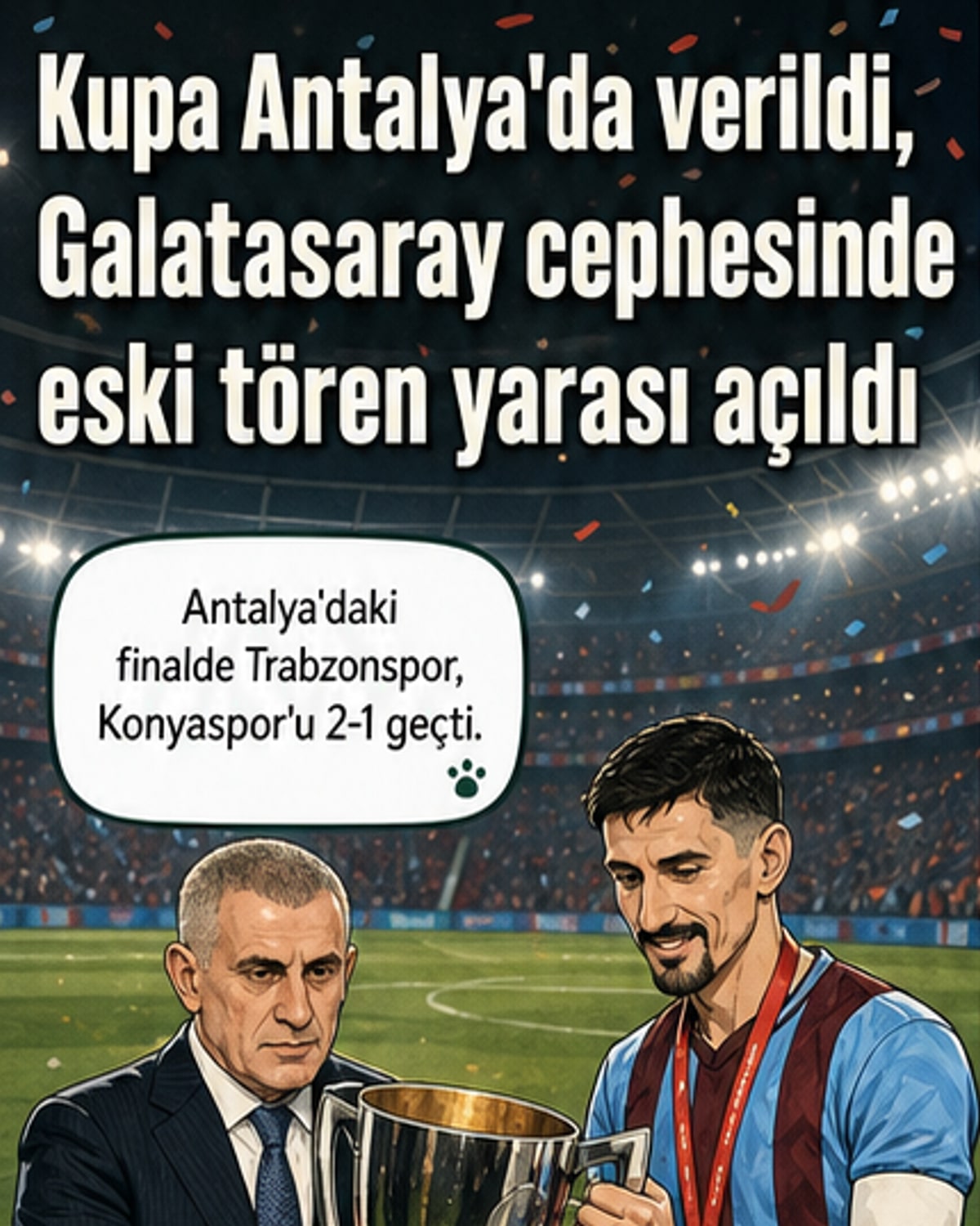 Kupa töreni tartışması: Kim gitti, kim gitmedi?