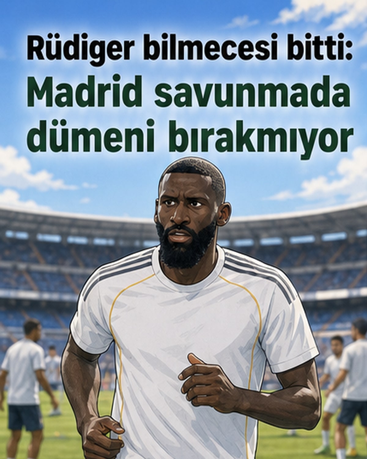 Rüdiger, Real Madrid'de kalıyor