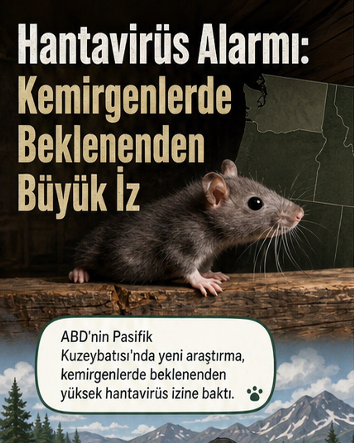 Hantavirüs taşıyan kemirgen oranı yüzde 10