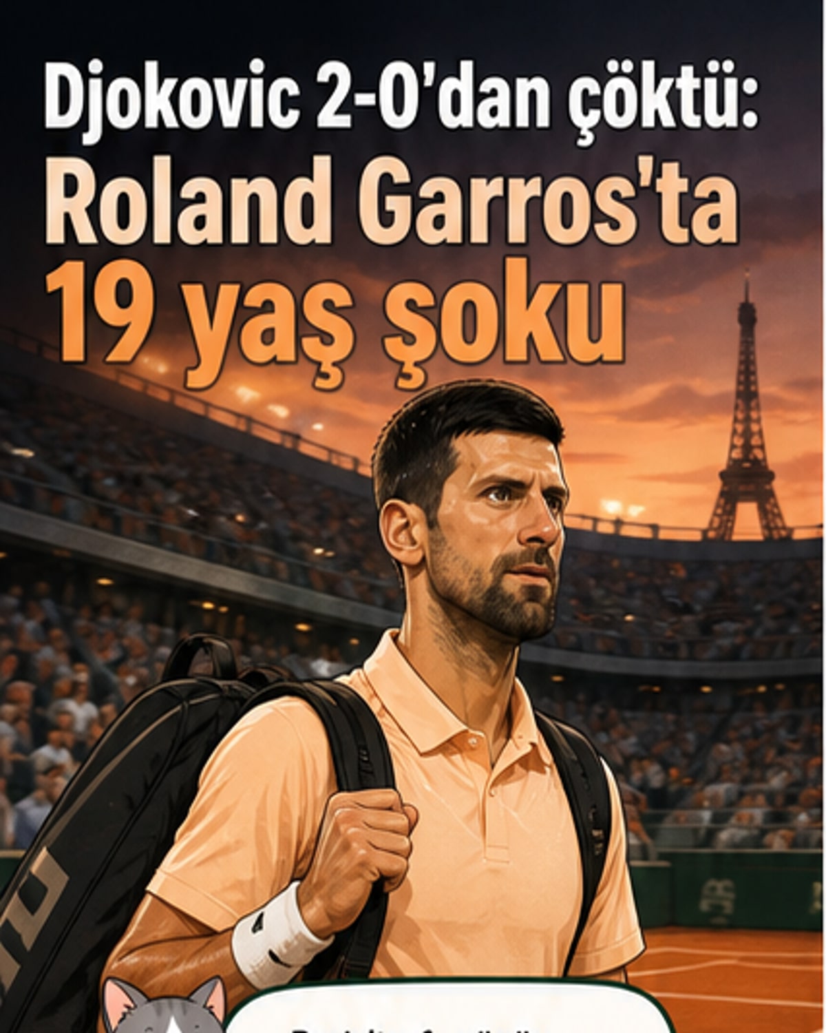 Djokovic, Roland Garros'ta elendi