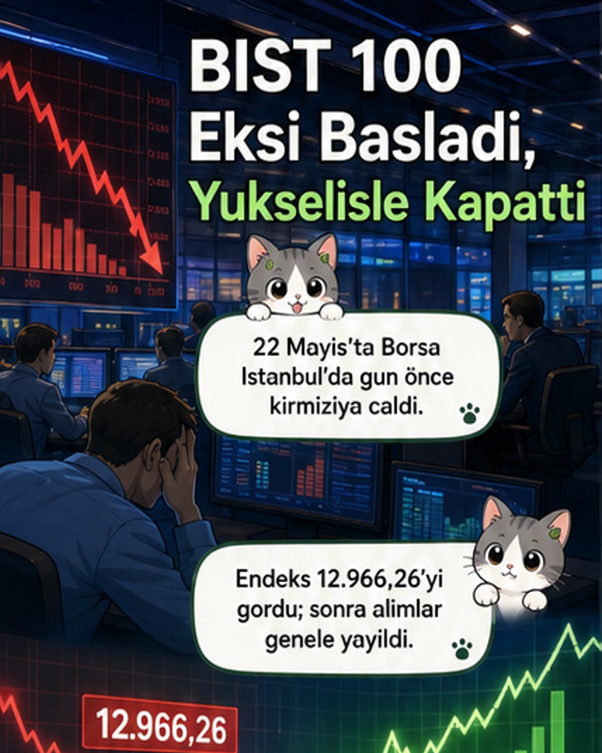BIST 100 endeksi güne %4,89 artışla kapandı
